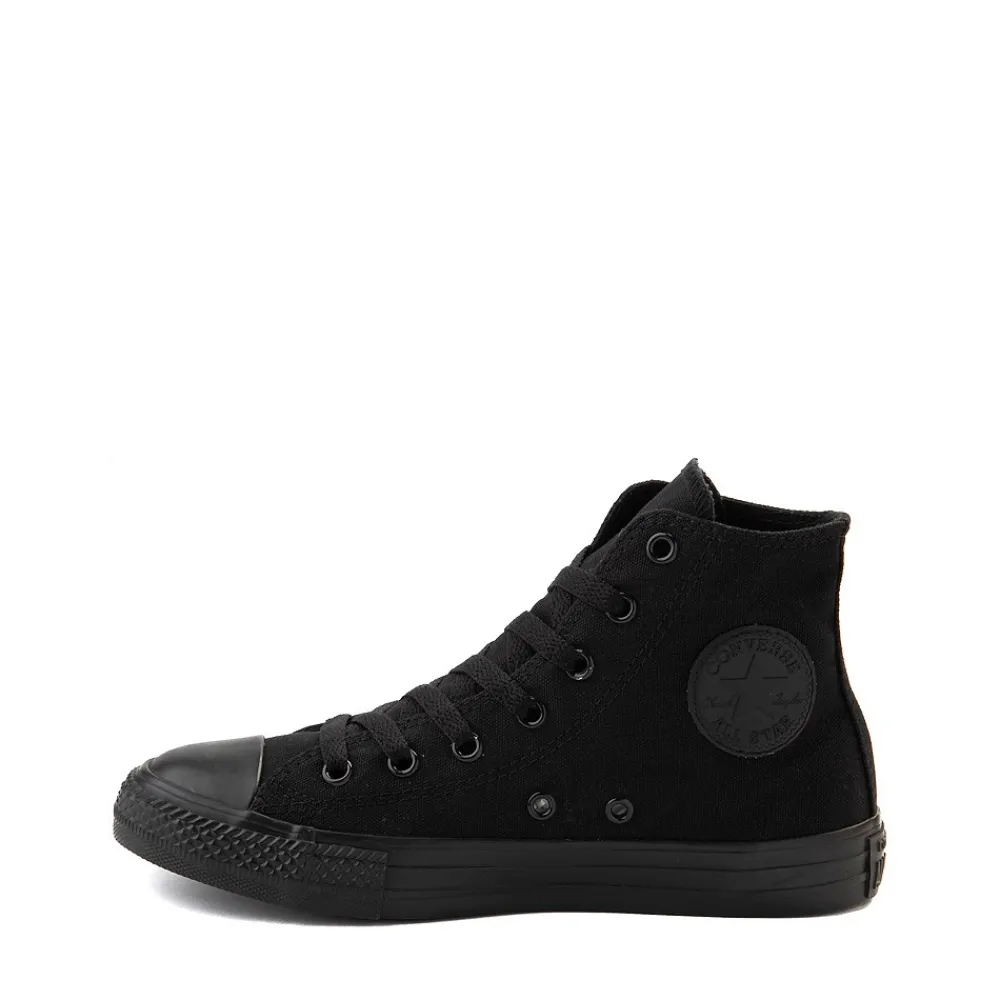 Outlet Converse Chuck Taylor All Star Hi Sneaker - Little Kid - Black Monochrome