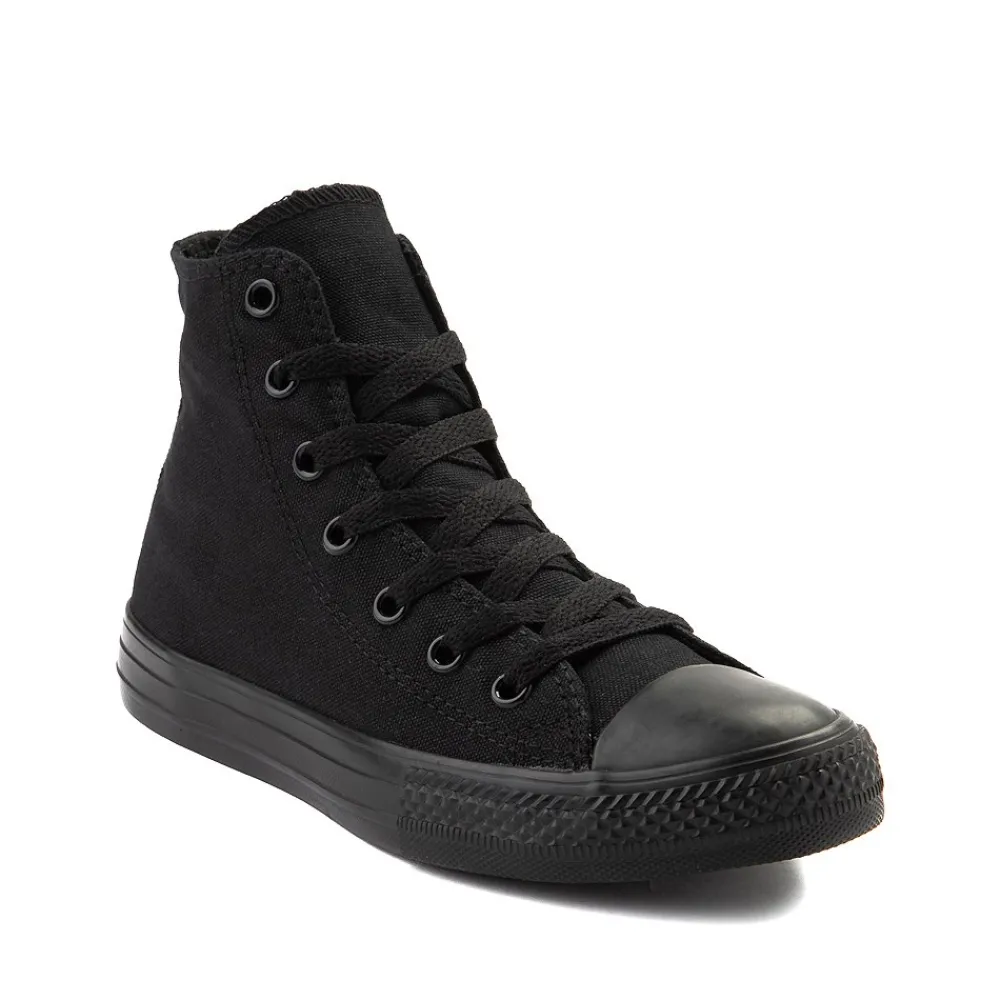 Outlet Converse Chuck Taylor All Star Hi Sneaker - Little Kid - Black Monochrome