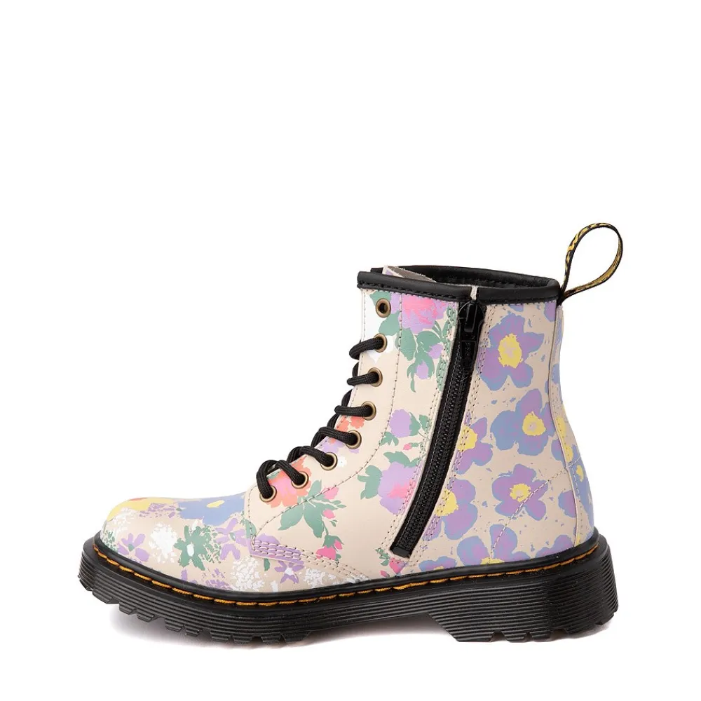 Fashion Dr. Martens 1460 8-Eye Boot - Big Kid - Floral Mashup