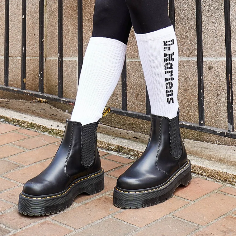 Clearance Dr. Martens 2976 Platform Chelsea Boot - Black