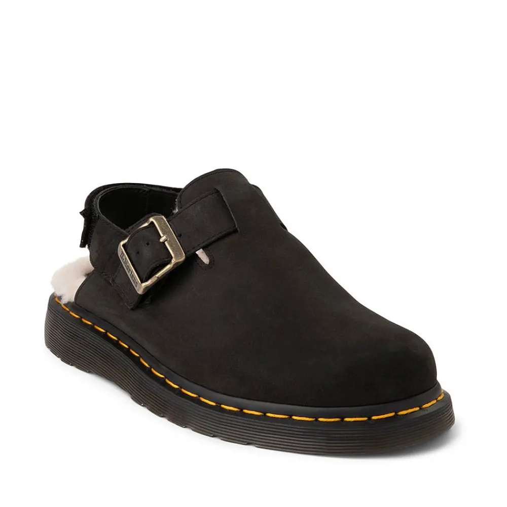 Hot Dr. Martens Jorge Ii Faux Fur Lined Mule - Black