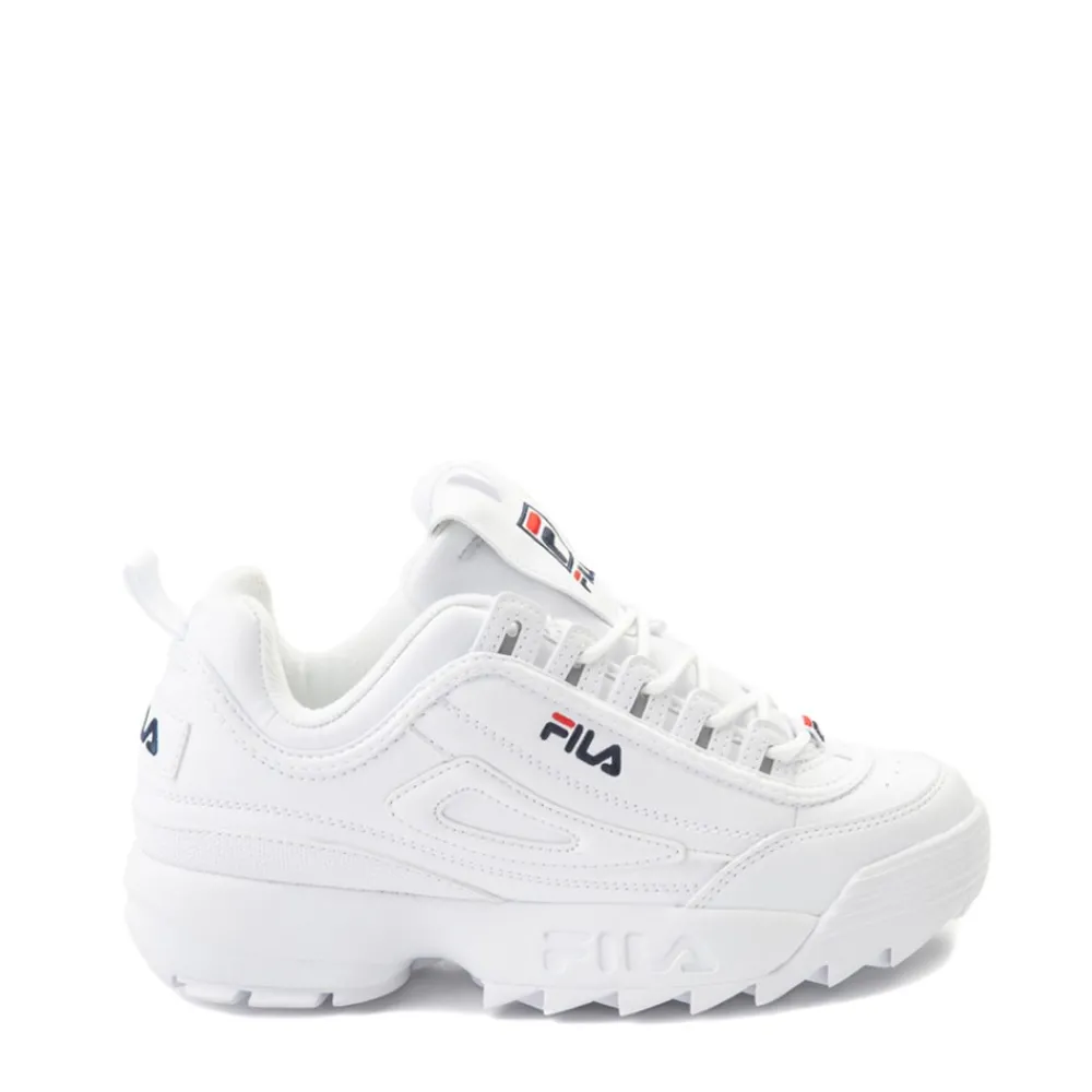 Clearance Fila Disruptor 2 Athletic Shoe - Big Kid - White / Navy / Red