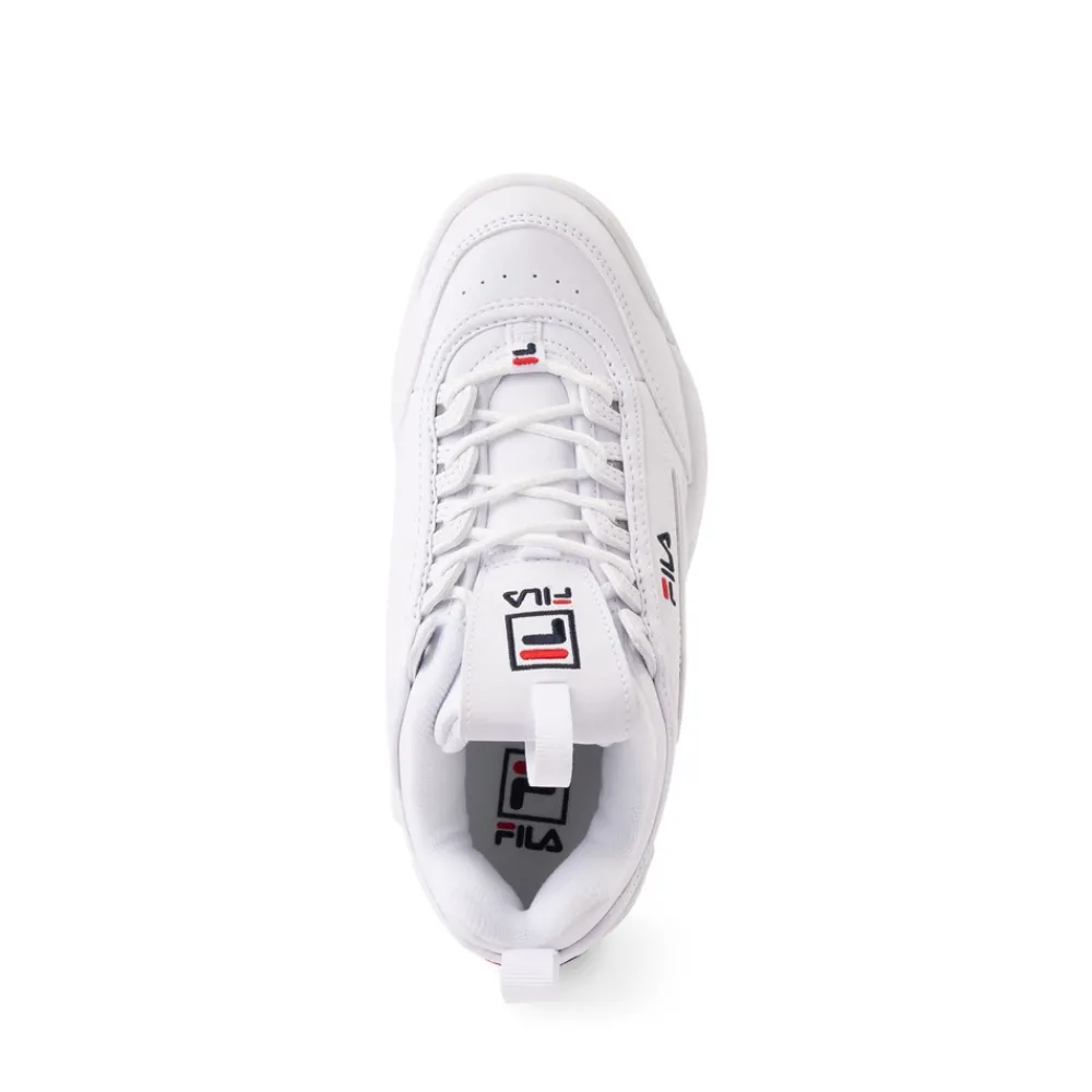 Clearance Fila Disruptor 2 Athletic Shoe - Big Kid - White / Navy / Red
