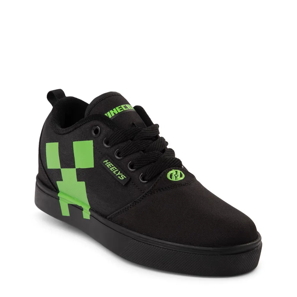 Clearance Heelys X Minecraft Pro 20 Creeper Skate Shoe - Little Kid / Big Kid - Black