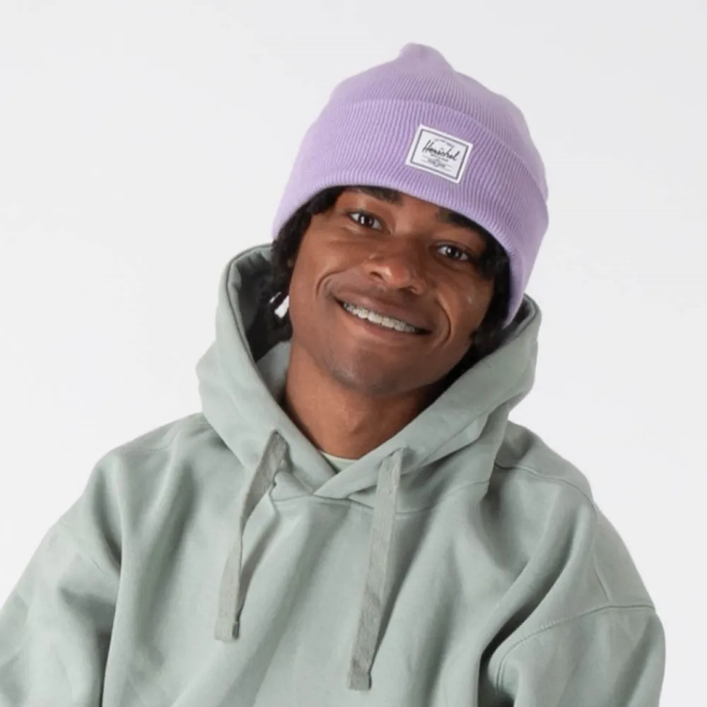 Shop Herschel Supply Co. Elmer Beanie - Purple Rose