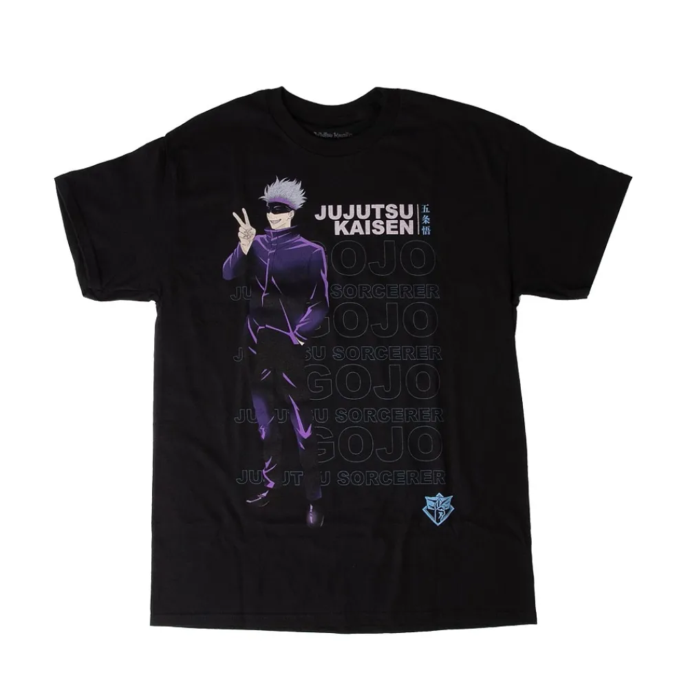 Hot Jujutsu Kaisen Satoru Tee - Black
