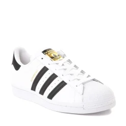 Discount adidas Mens Superstar Athletic Shoe - White / Black
