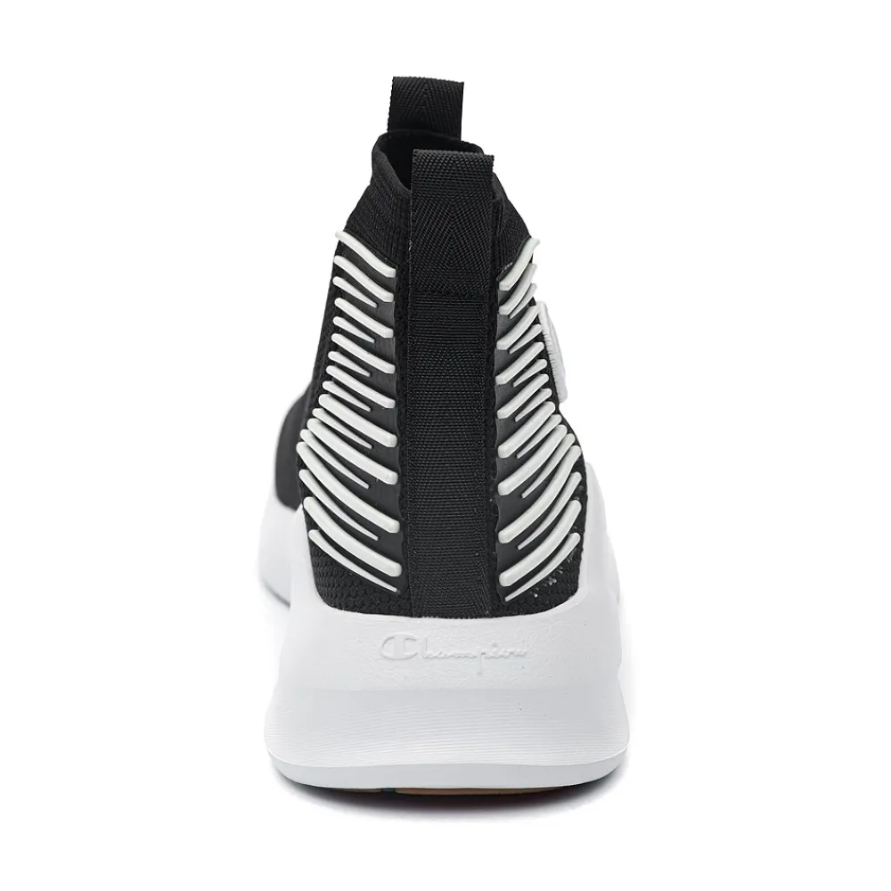 Best Champion Mens Acela 1 Hi Athletic Shoe - Black / White