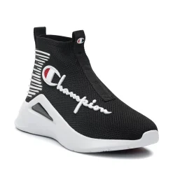 Best Champion Mens Acela 1 Hi Athletic Shoe - Black / White