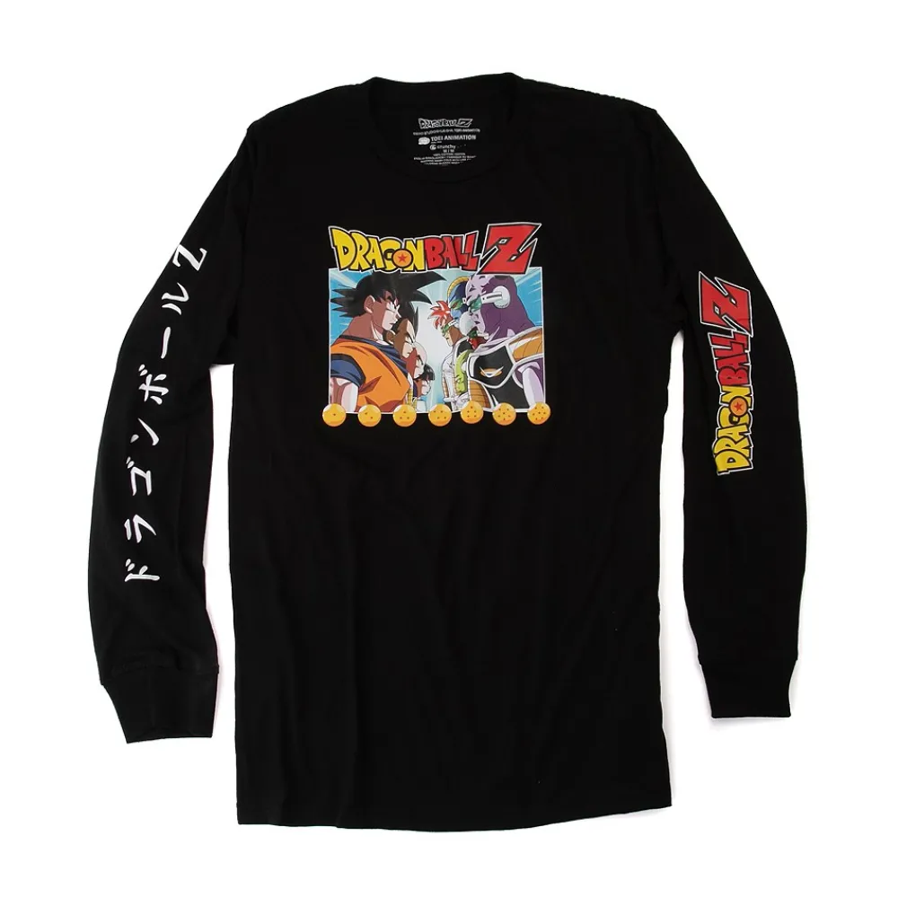Outlet Dragon Ball Z Mens Long Sleeve Tee - Black