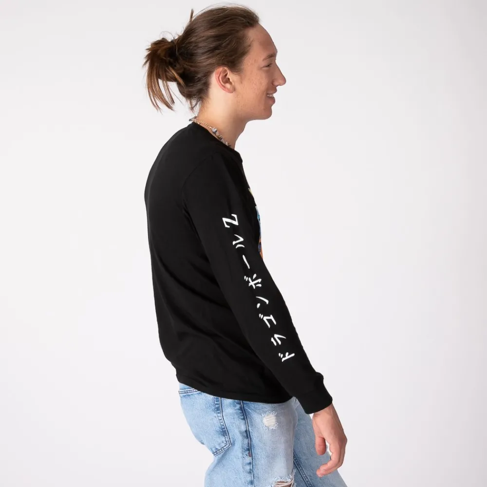 Outlet Dragon Ball Z Mens Long Sleeve Tee - Black