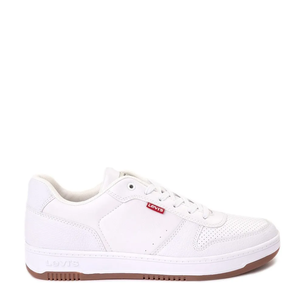 Hot Levi's Mens Drive Lo Casual Shoe - White / Gum