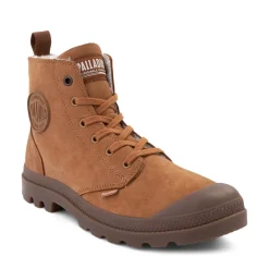 Discount Palladium Mens Pampa Hi Zip Boot - Mahogany