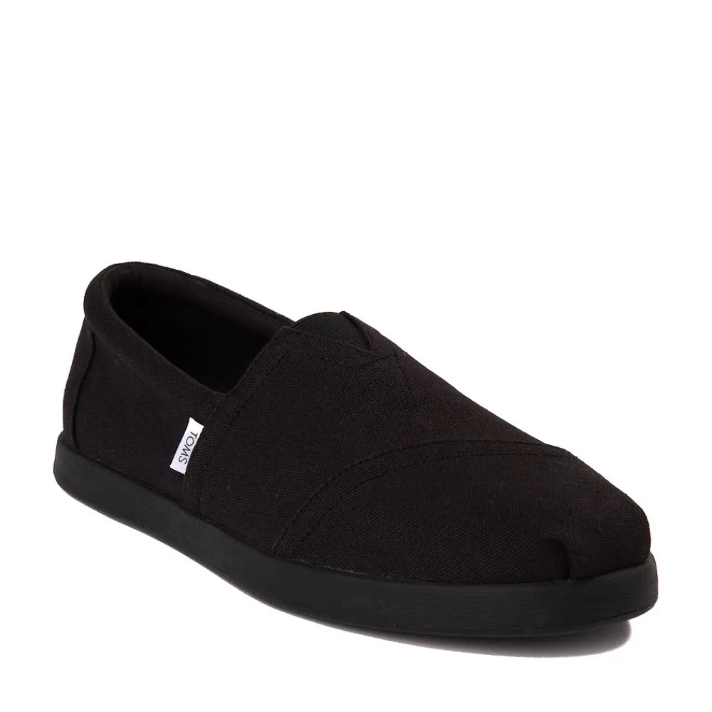 Cheap TOMS Mens Alp Fwd Slip On Casual Shoe - Black Monochrome