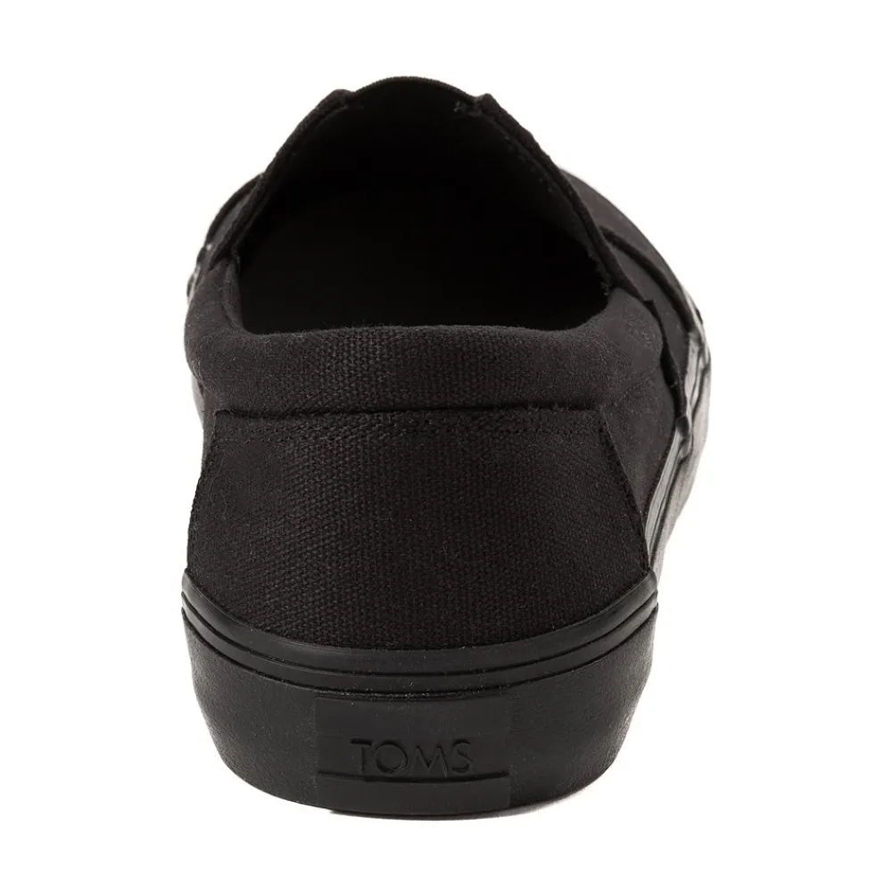 Discount TOMS Mens Fenix Slip On Casual Shoe - Black