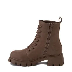 Online MIA Mila Combat Boot - Little Kid / Big Kid - Taupe
