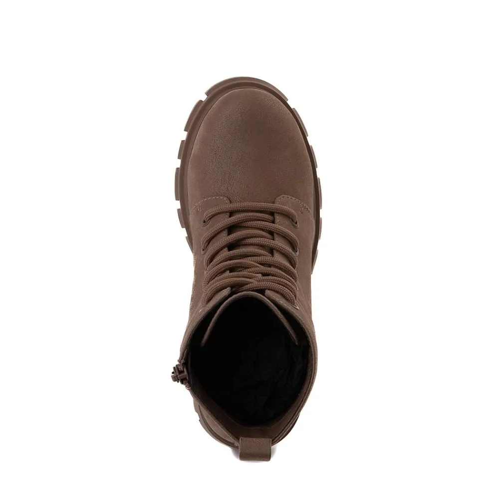Online MIA Mila Combat Boot - Little Kid / Big Kid - Taupe