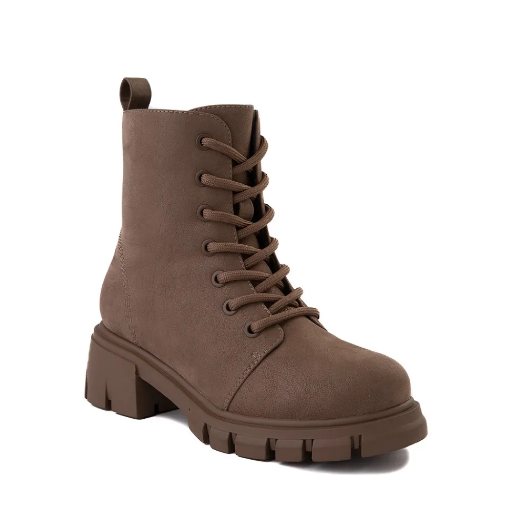Online MIA Mila Combat Boot - Little Kid / Big Kid - Taupe