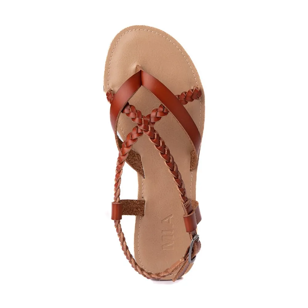 Fashion MIA Sandale Vaeda Pour Femmes - Cognac