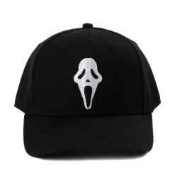 Store Scream Ghostface Snapback Cap - Black