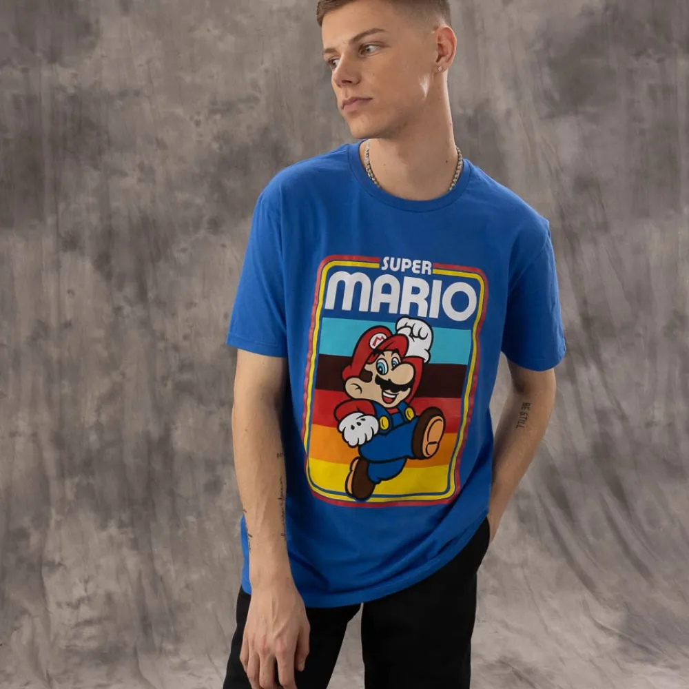 Flash Sale Super Mario Bros. Run Tee - Royal Blue