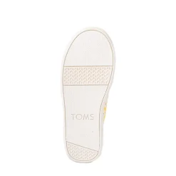 Discount TOMS Classic Slip On Casual Shoe - Little Kid / Big Kid - Yellow / Sun Daisies