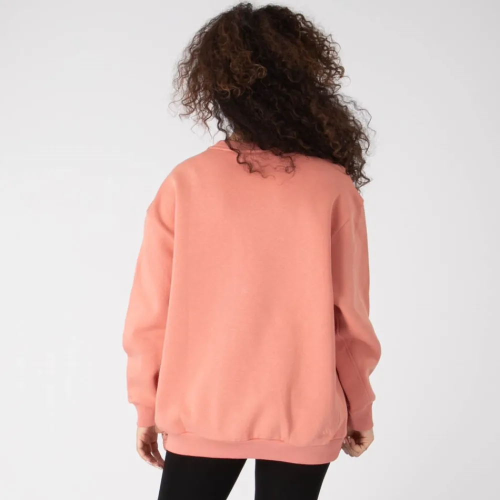 Clearance adidas Womens All Szn Fleece Boyfriend Sweatshirt - Wonder Clay