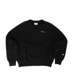 Outlet Champion Womens Reverse Weave Crew Sweatshirt - Black
