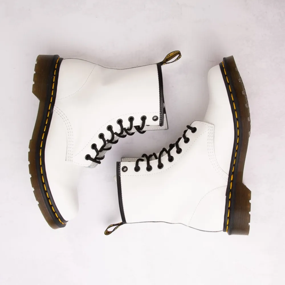 Hot Dr. Martens Womens 1460 8-Eye Boot - White