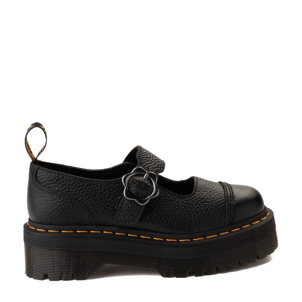 Clearance Dr. Martens Womens Addina Mary Jane Platform Casual Shoe - Black