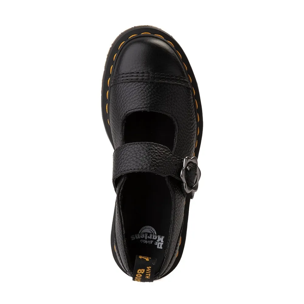 Clearance Dr. Martens Womens Addina Mary Jane Platform Casual Shoe - Black