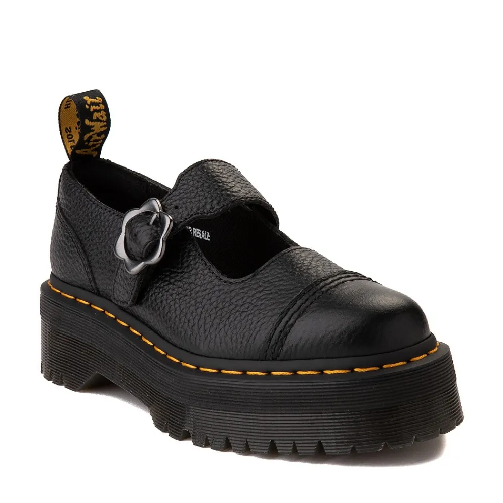 Clearance Dr. Martens Womens Addina Mary Jane Platform Casual Shoe - Black