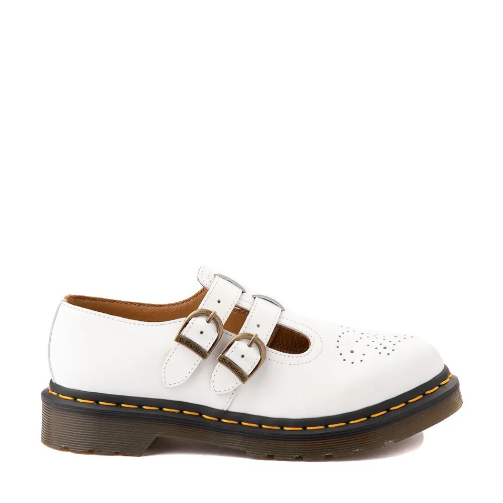Hot Dr. Martens Womens Mary Jane Casual Shoe - White