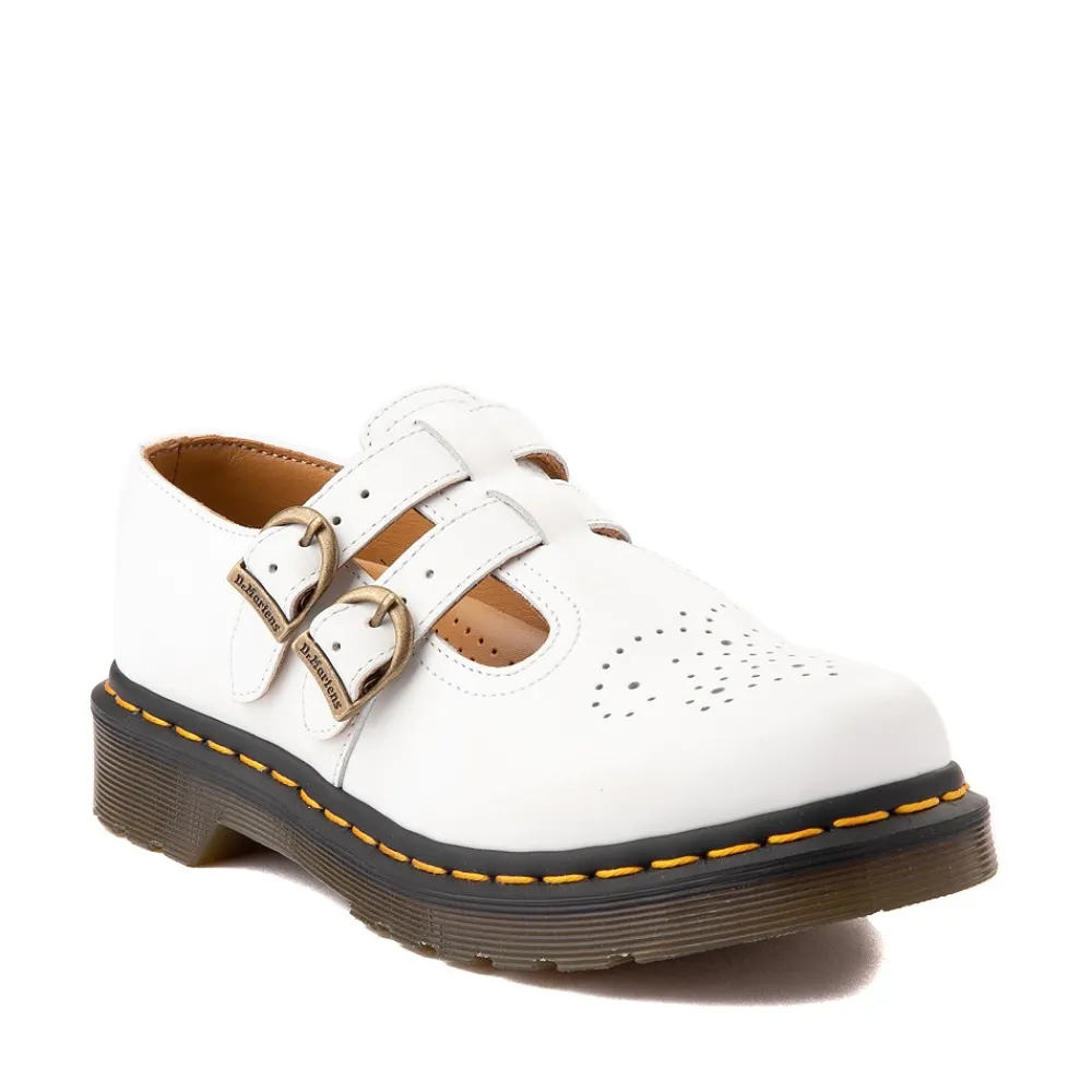 Hot Dr. Martens Womens Mary Jane Casual Shoe - White