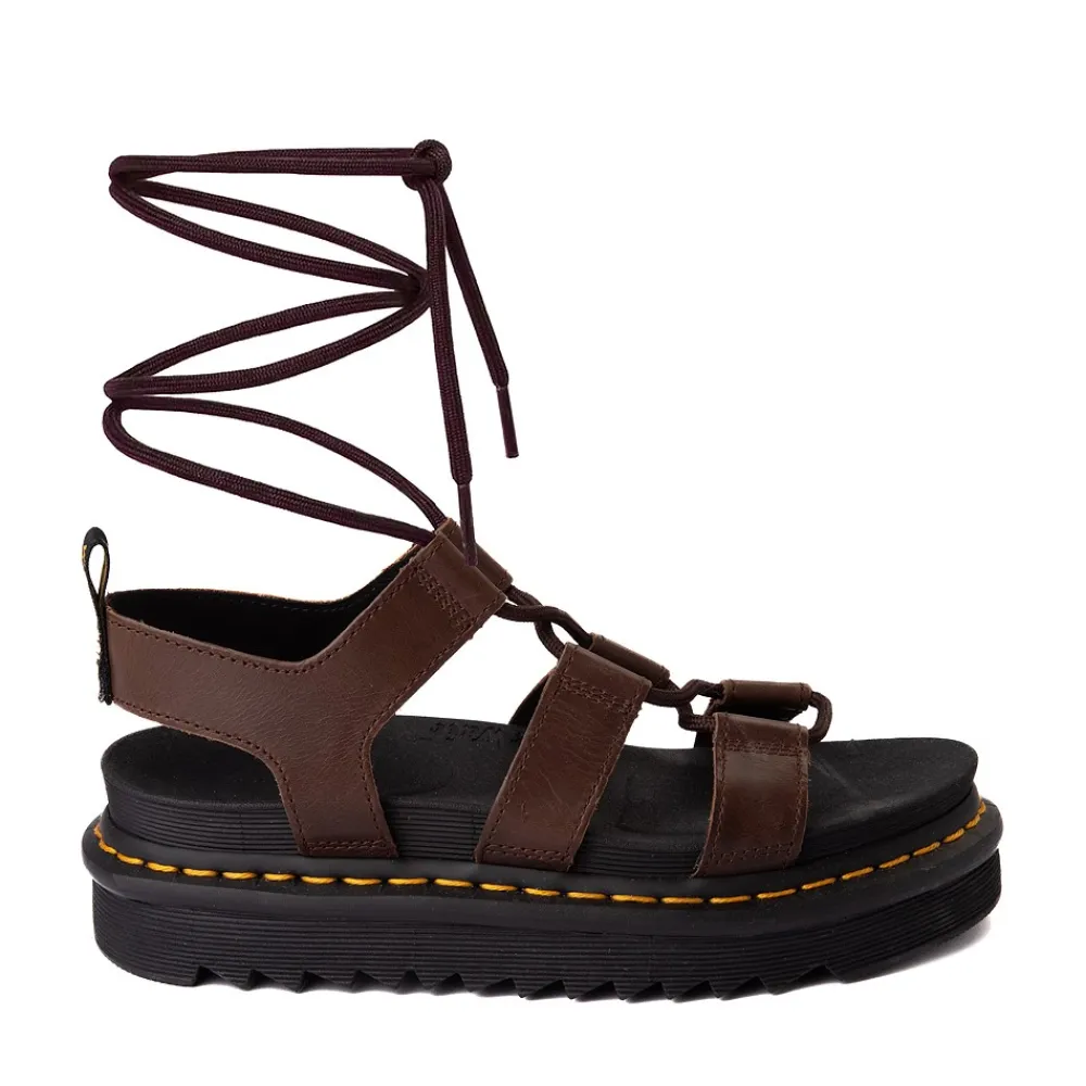 Fashion Dr. Martens Womens Nartilla Sandal - Dark Brown
