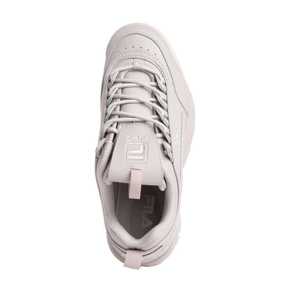 Best Fila Womens Disruptor 2 Premium Athletic Shoe - Silver Grey Monochrome