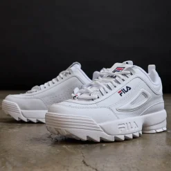 Shop Fila Womens Disruptor 2 Premium Athletic Shoe - White