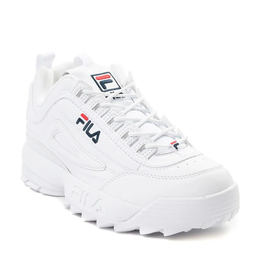 Shop Fila Womens Disruptor 2 Premium Athletic Shoe - White