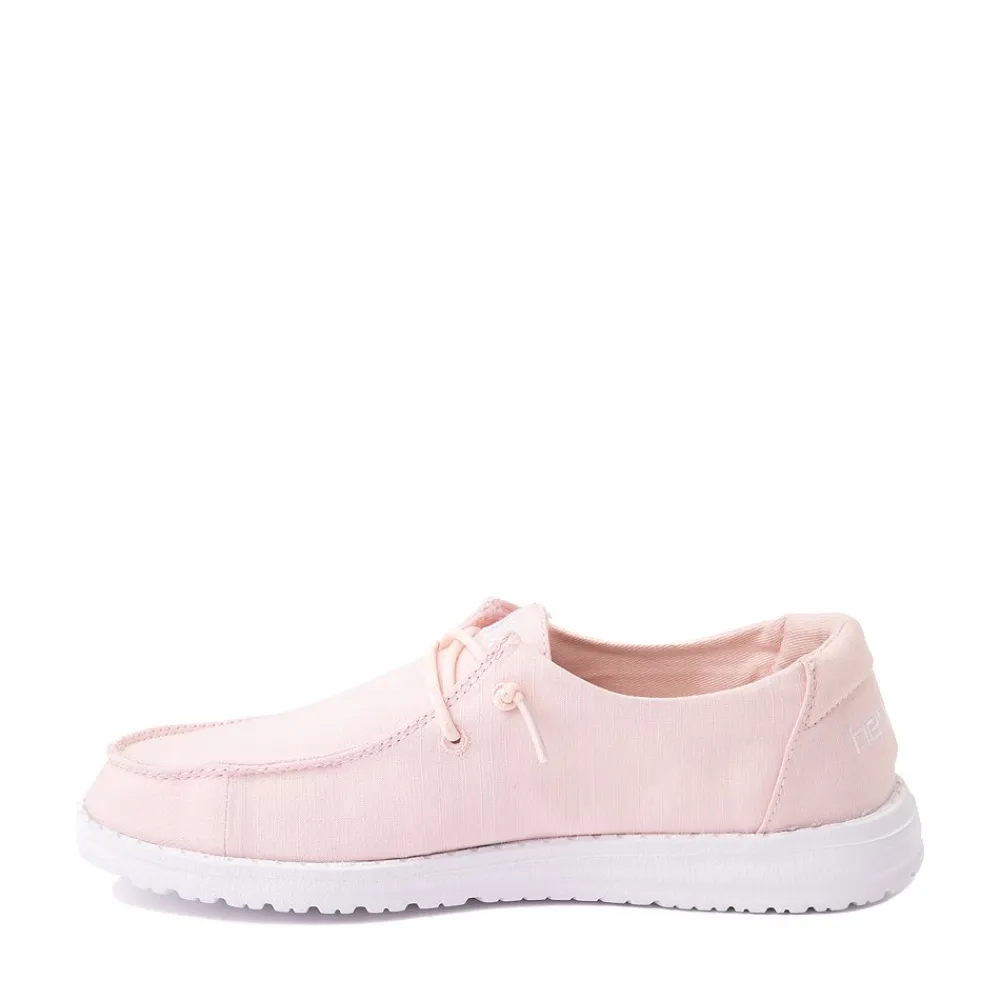Flash Sale HEYDUDE Womens Wendy Slub Casual Shoe - Pink