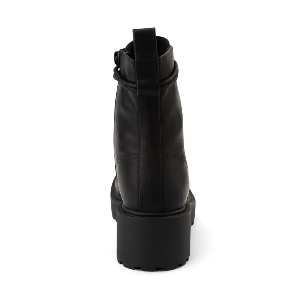 Clearance MIA Womens Madolyn Combat Boot - Black