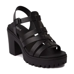 Online MIA Womens Tira Platform Sandal - Black