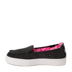 Cheap Roxy Womens Minnow Plus Slip On Casual Shoe - Black