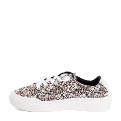 New Roxy Womens Rae Slip On Casual Shoe - Black / Daisies